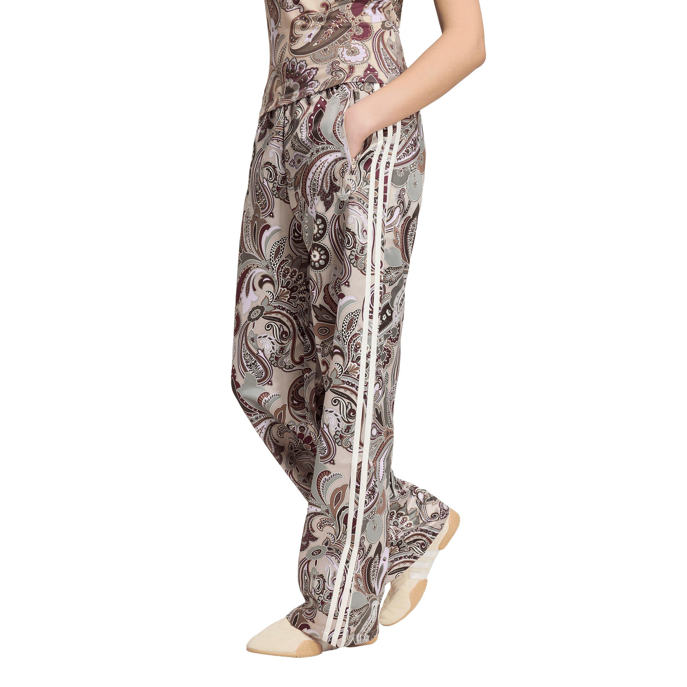 adidas Originals Women's x Liberty London Firebird Satin Trackpants - Multicolor - MULTI-COLOR